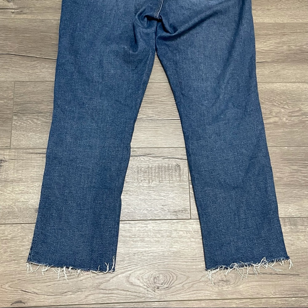 7 For All Mankind Luxe Vintage Edie Raw Hem Femme - Picture 9 of 9
